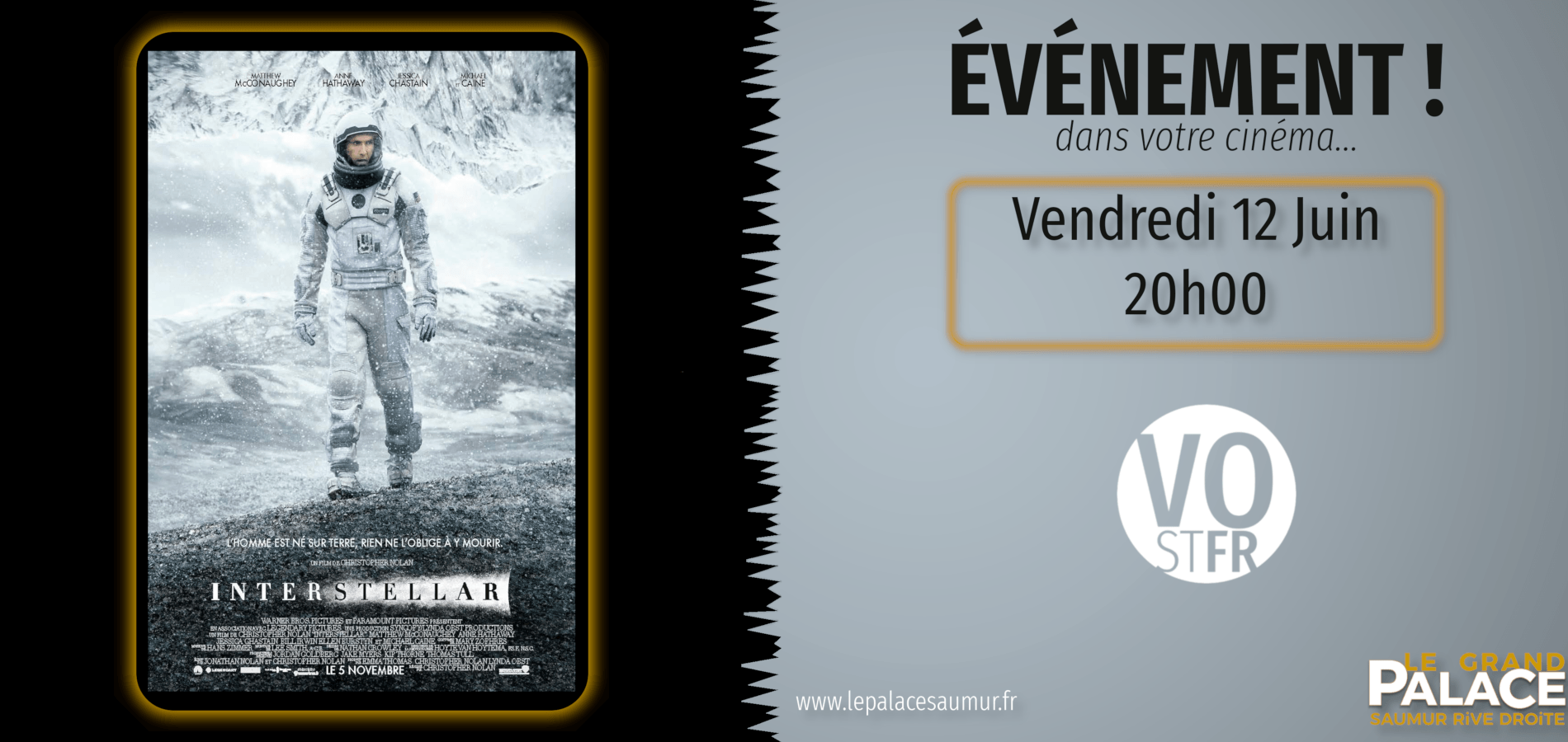 actualité EVT 12|06 INTERSTELLAR VO