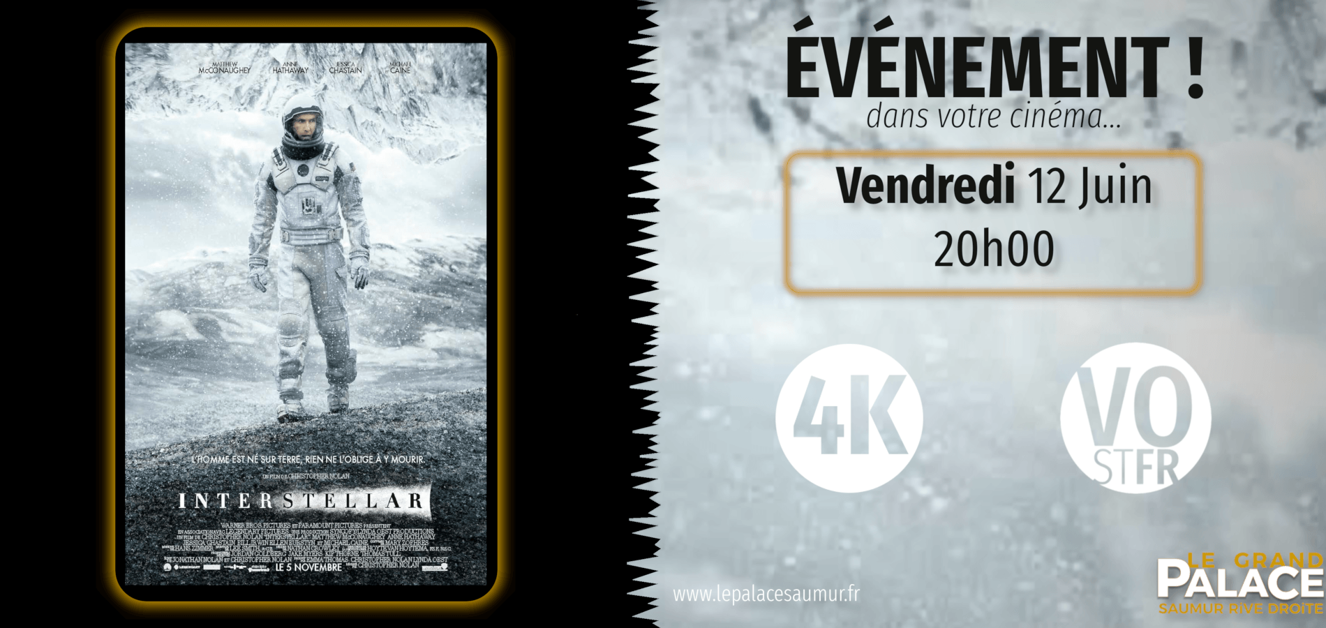 actualité EVT 12|06 INTERSTELLAR VO