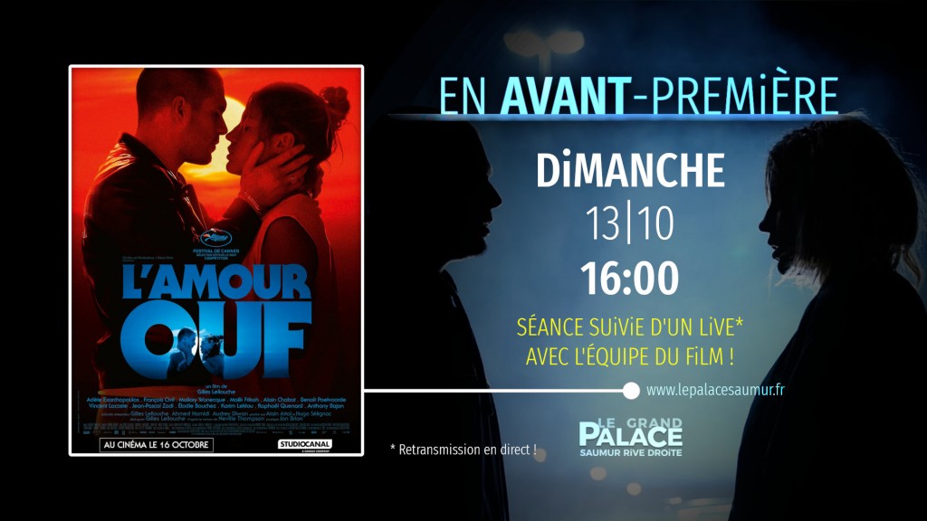 actualité AVP ⋅ DiM. 13|10 16:00 ⋅ L'AMOUF OUF ! + LiVE AVEC ÉQUiPE