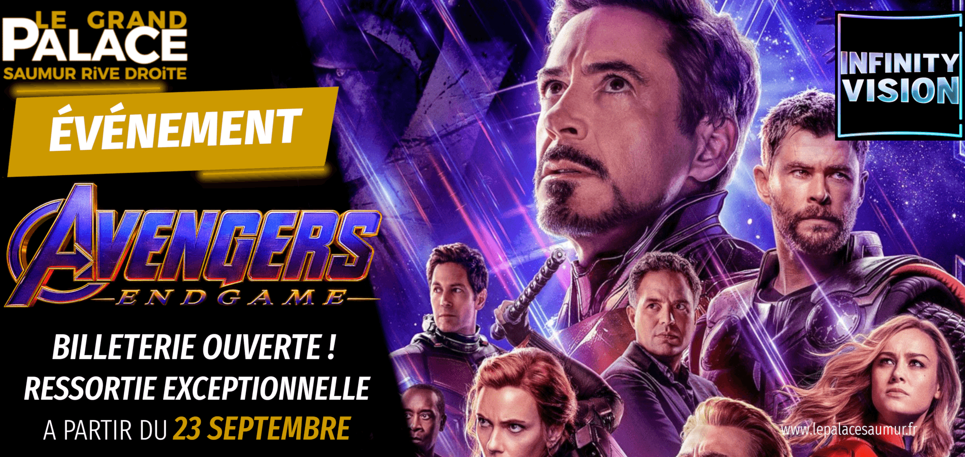 actualité OUVERTURE BILLETERIE 23|09 ENDGAME
