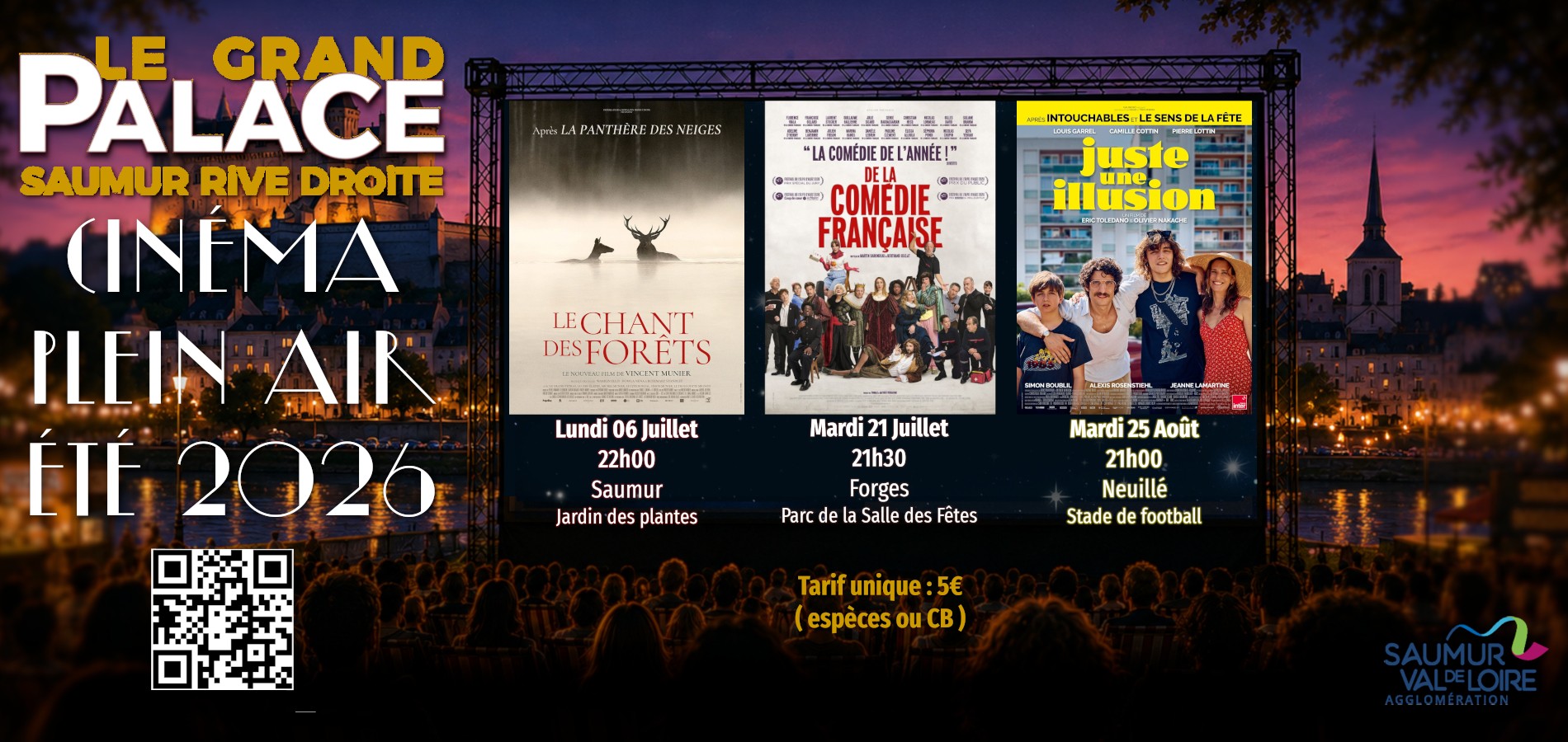 actualité CINE PLEIN AIR 2026 EDITION GLOBALE