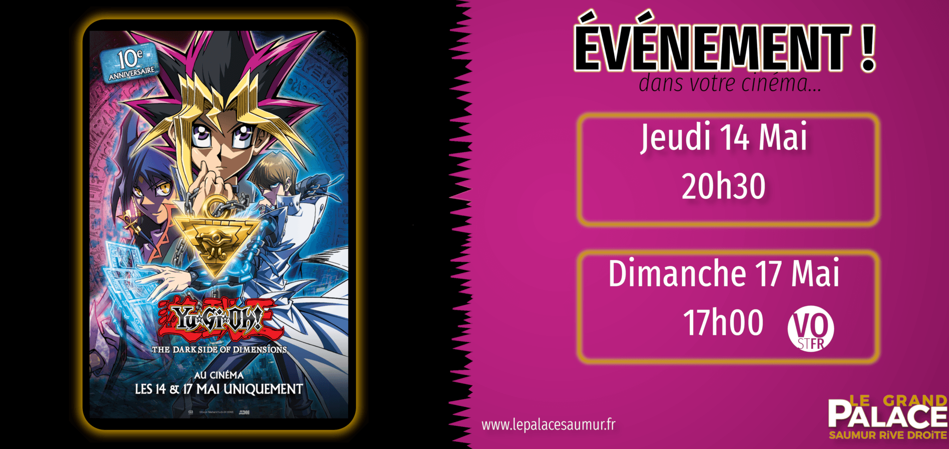actualité EVT 14 17|05 YU GI OH!