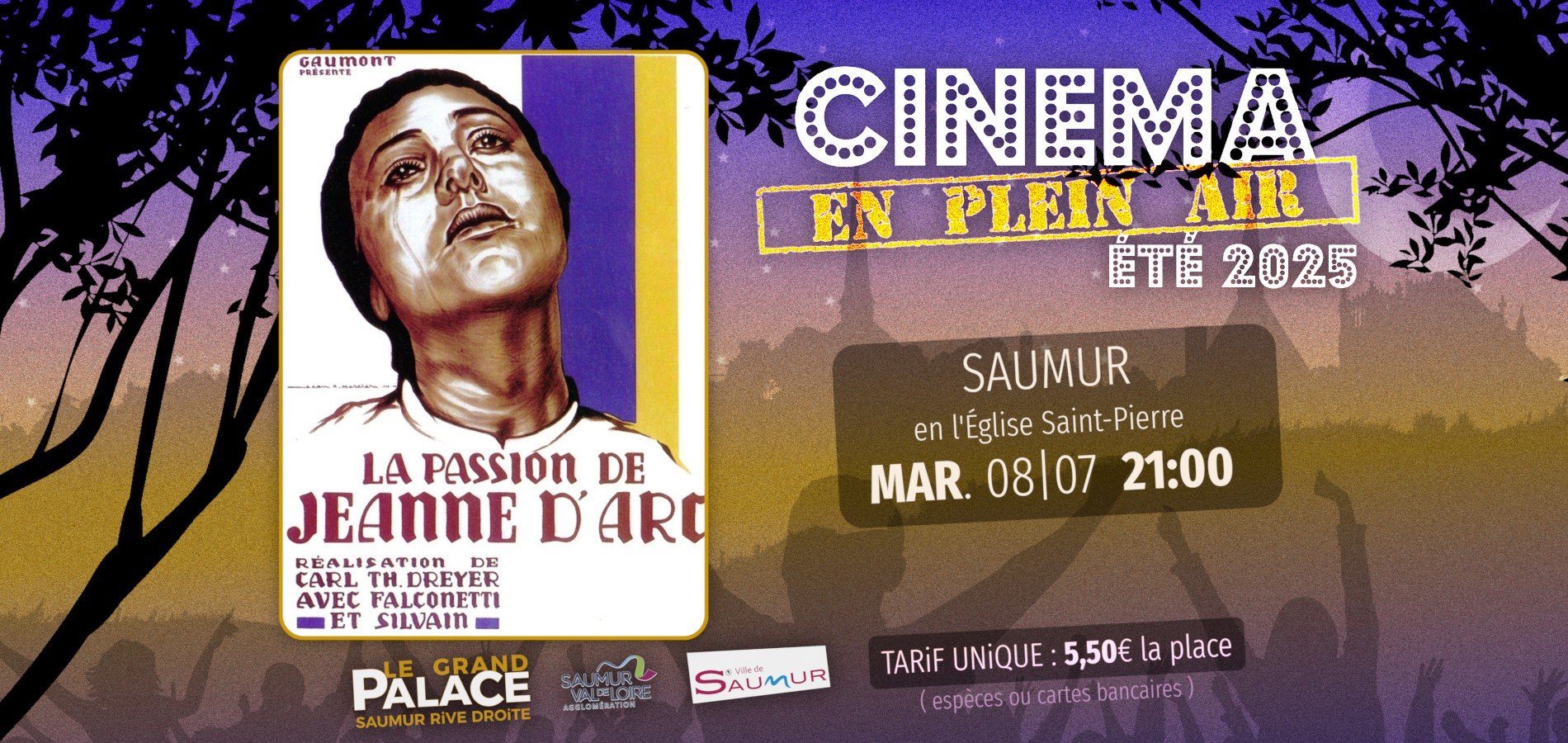 actualité PLEiN AiR / CiNÉ CONCERT : LA PASSION JEANNE D'ARC