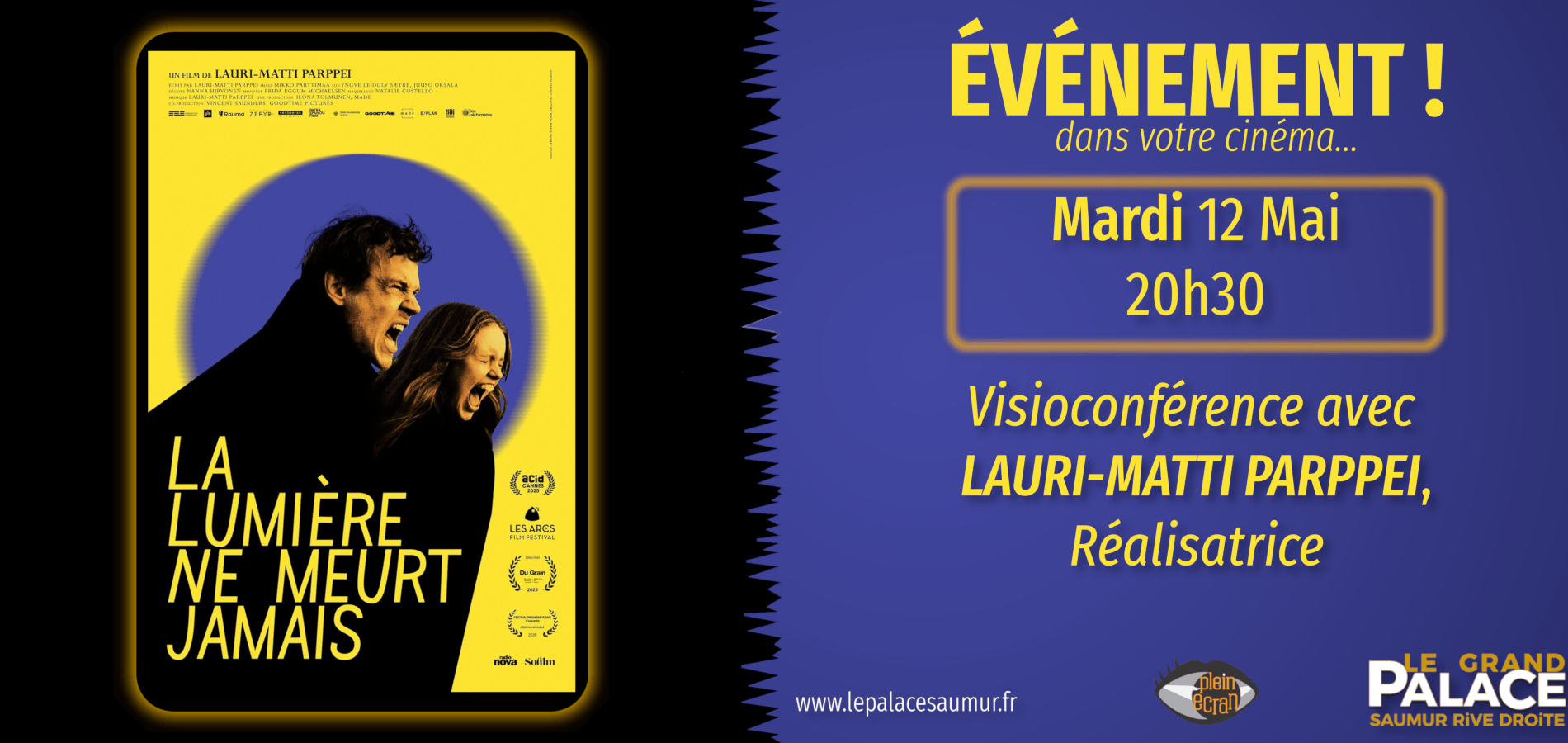 actualité PE 12|05 LA LUMIERE NE MEURT JAMAIS