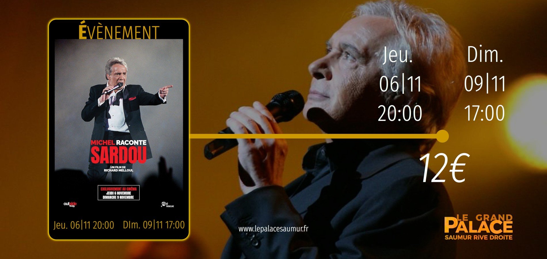 actualité EVT MICHEL RACONTE SARDOU 1106 1109