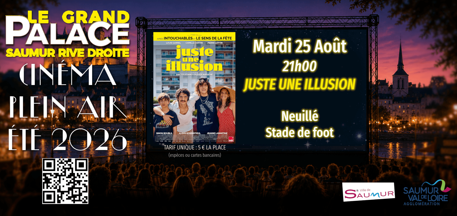 actualité CINE PLEIN AIR 2508 JUSTE UNE ILLUSION