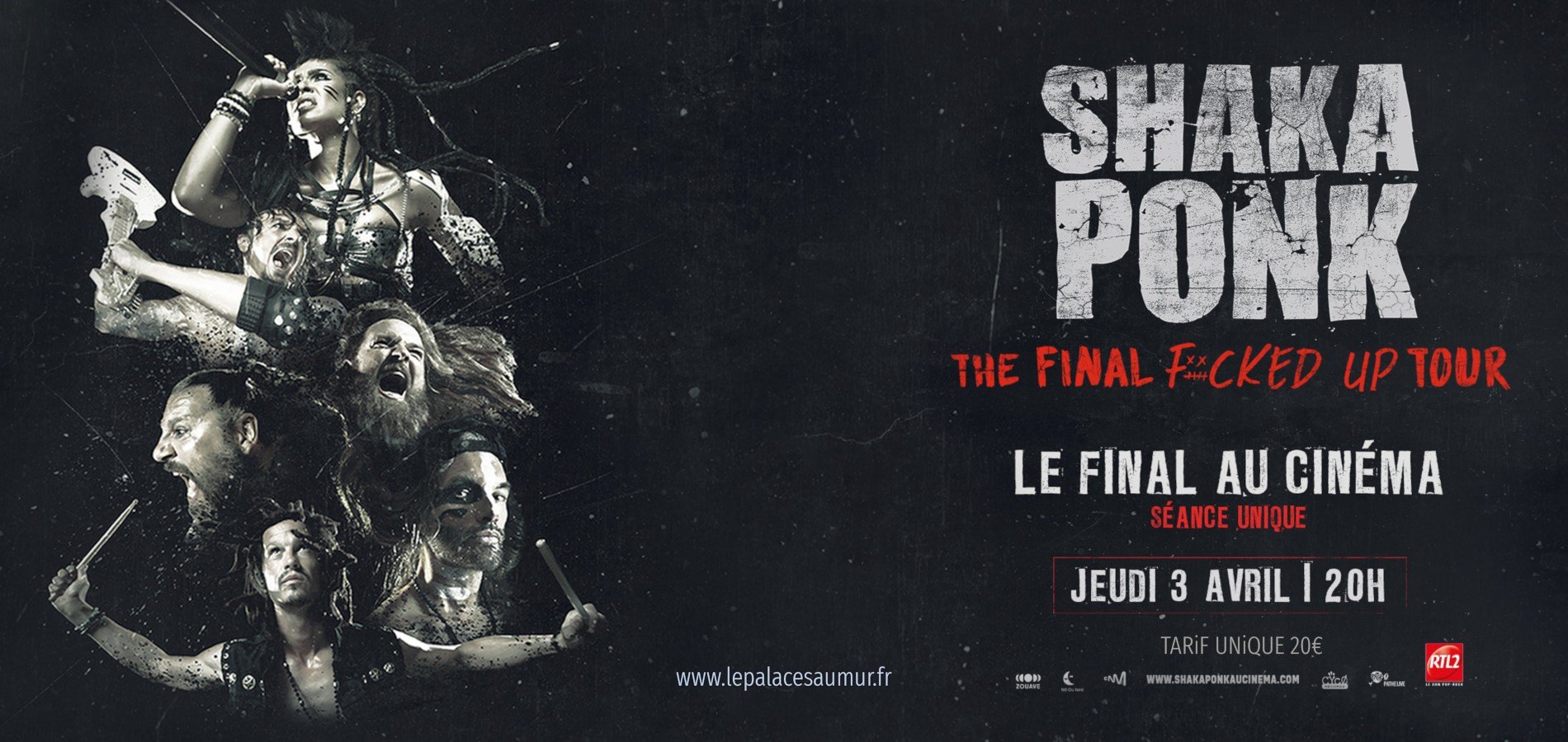 actualité EVT ⋅ JEU 03|04 20:00 ⋅ SHAKA PONK LE FINAL FUCKED UP TOUR