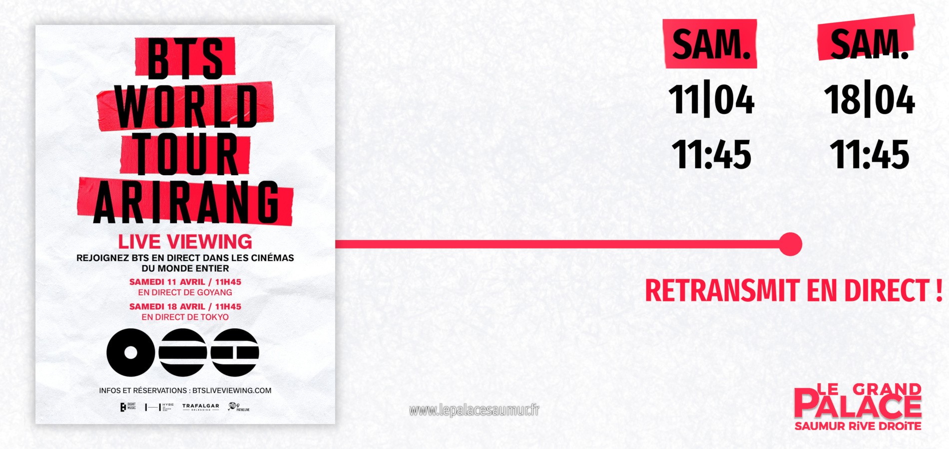 actualité EVT 11|04 18|04 BTS