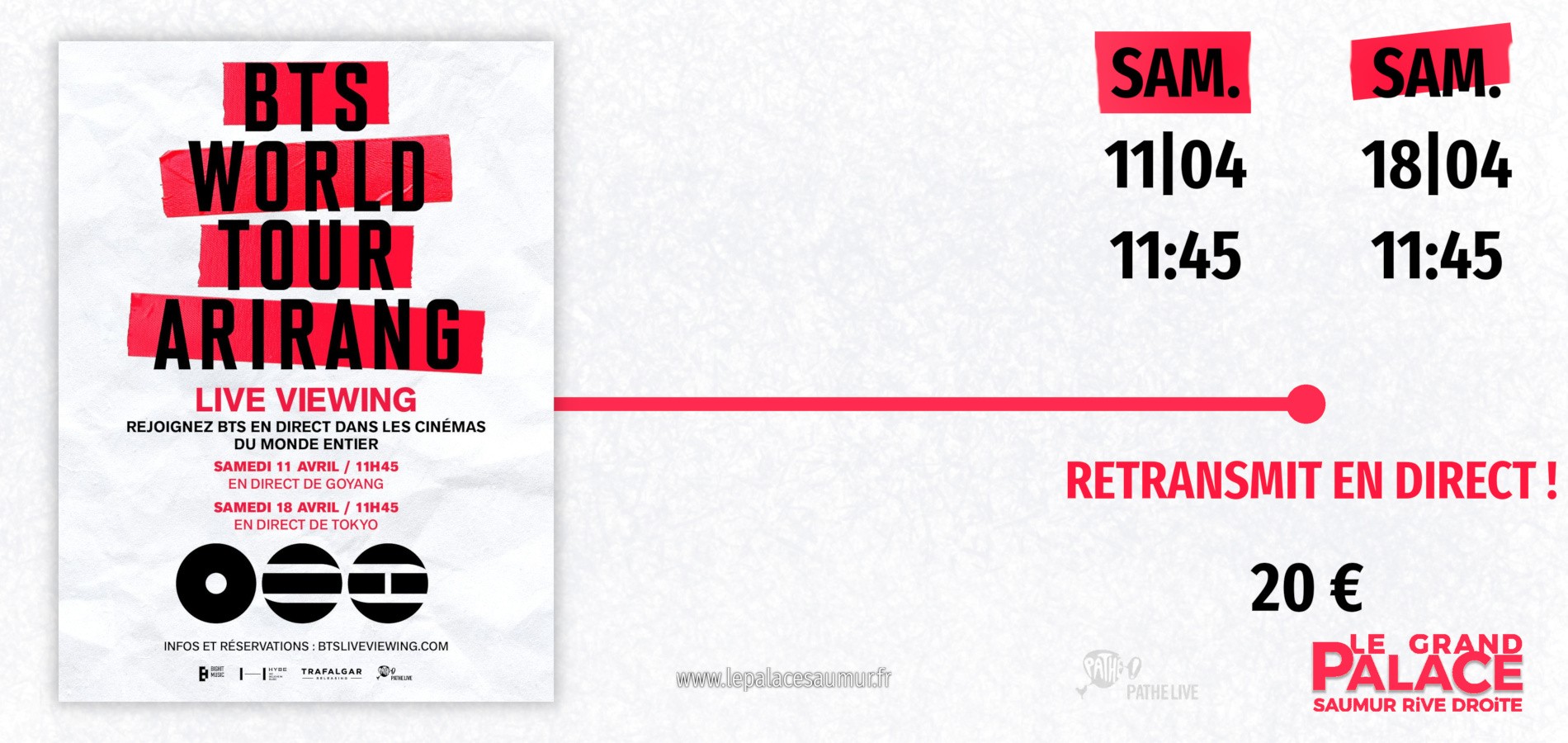 actualité EVT 11|04 18|04 BTS