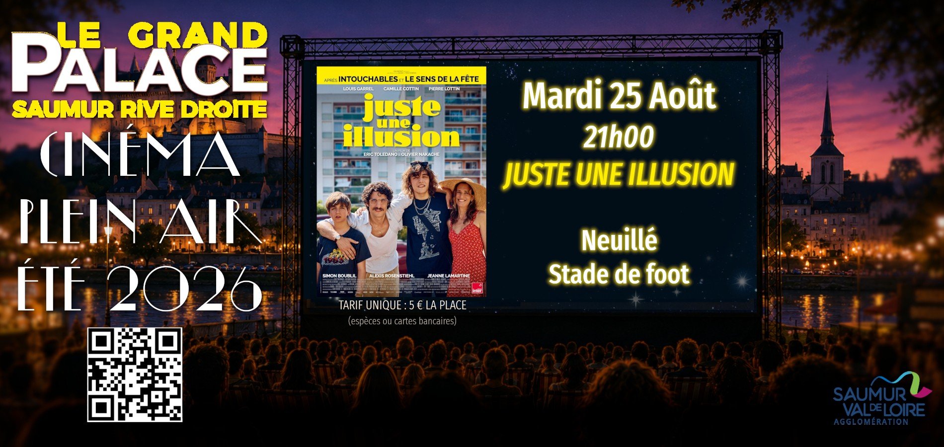 actualité CINE PLEIN AIR 2508 JUSTE UNE ILLUSION